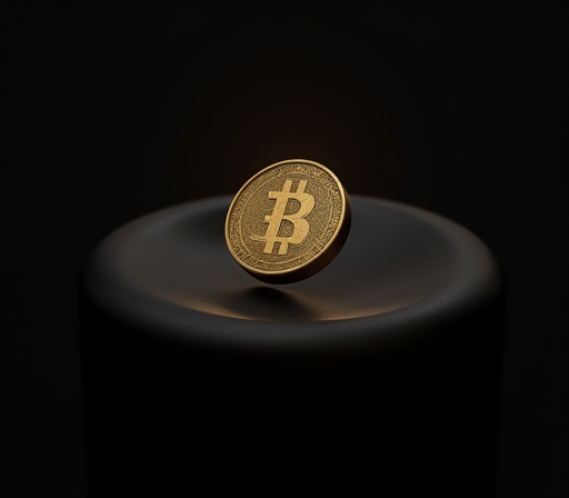 象征性的金币被一道光纵向切成两半